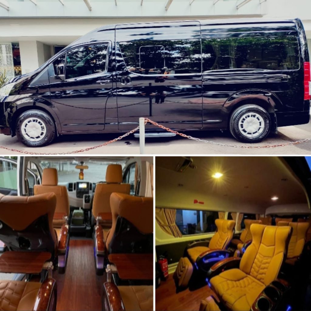 Hiace Premio Luxury Jakarta hitam