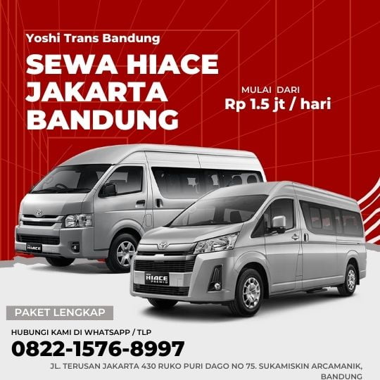 Sewa Hiace Jakarta Bandung